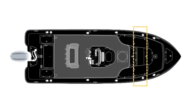 NauticStar 244 Bay Preview · Layout / floorplan